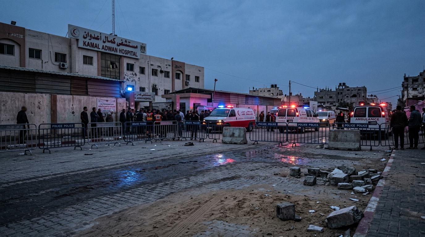 צה"ל: חמאס מטמין מטען ליד בית החולים בעזה
