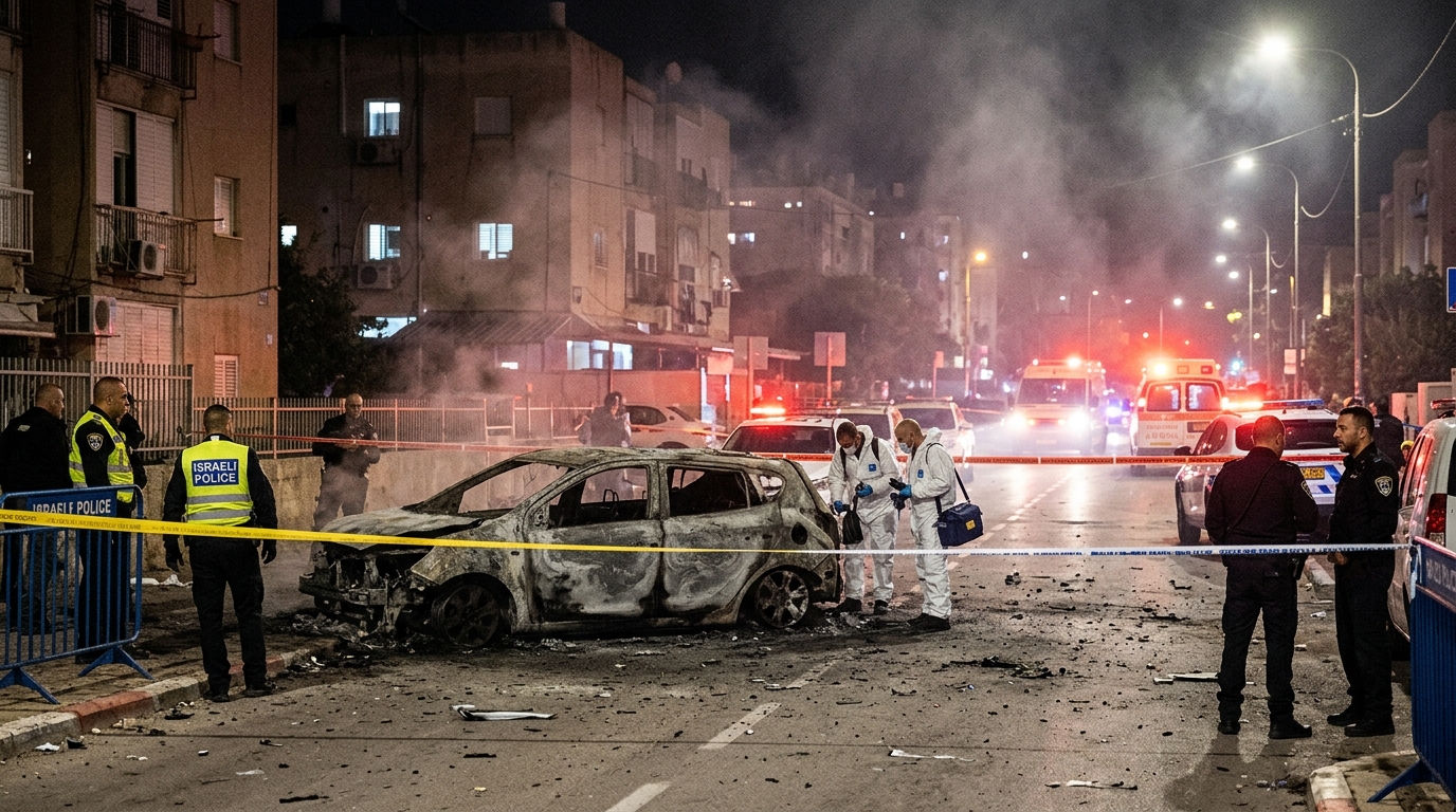 שלושה נעצרו בחשד לרצח בפיצוץ הרכב בקריית חיים