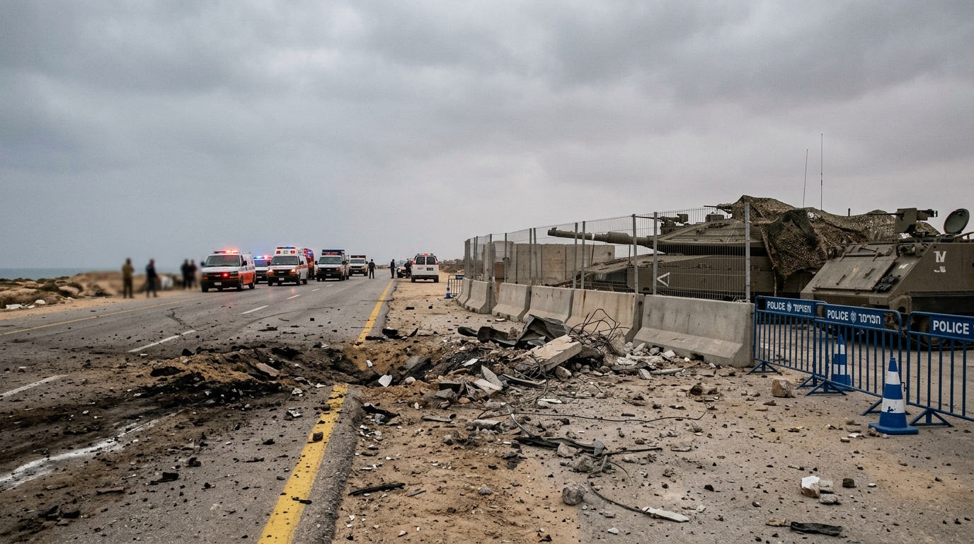 חמאס הפר את הפסקת האש: מטען התפוצץ בקו הצהוב בעזה