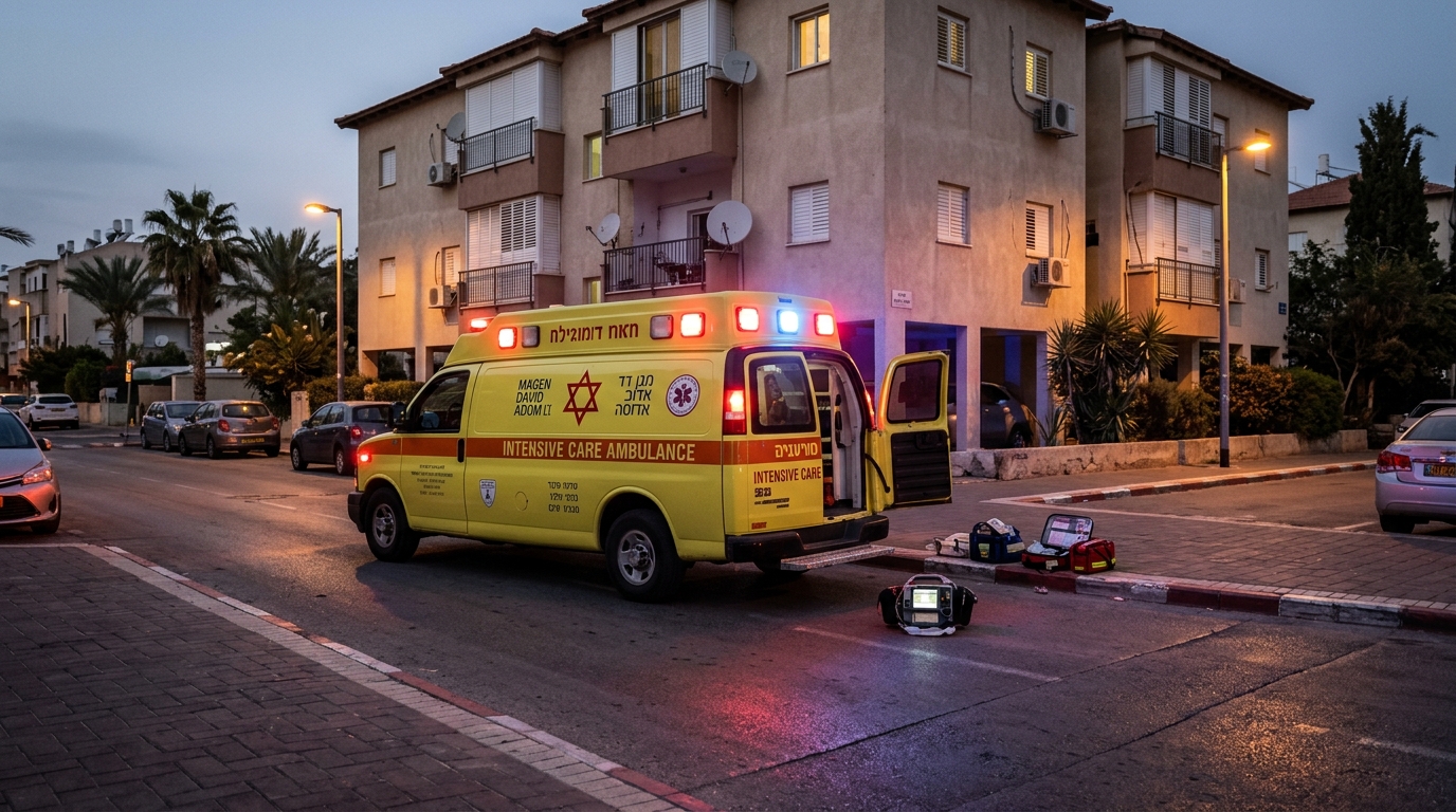 נערה בת 13 נפלה מבניין באילת ונפצעה קשה