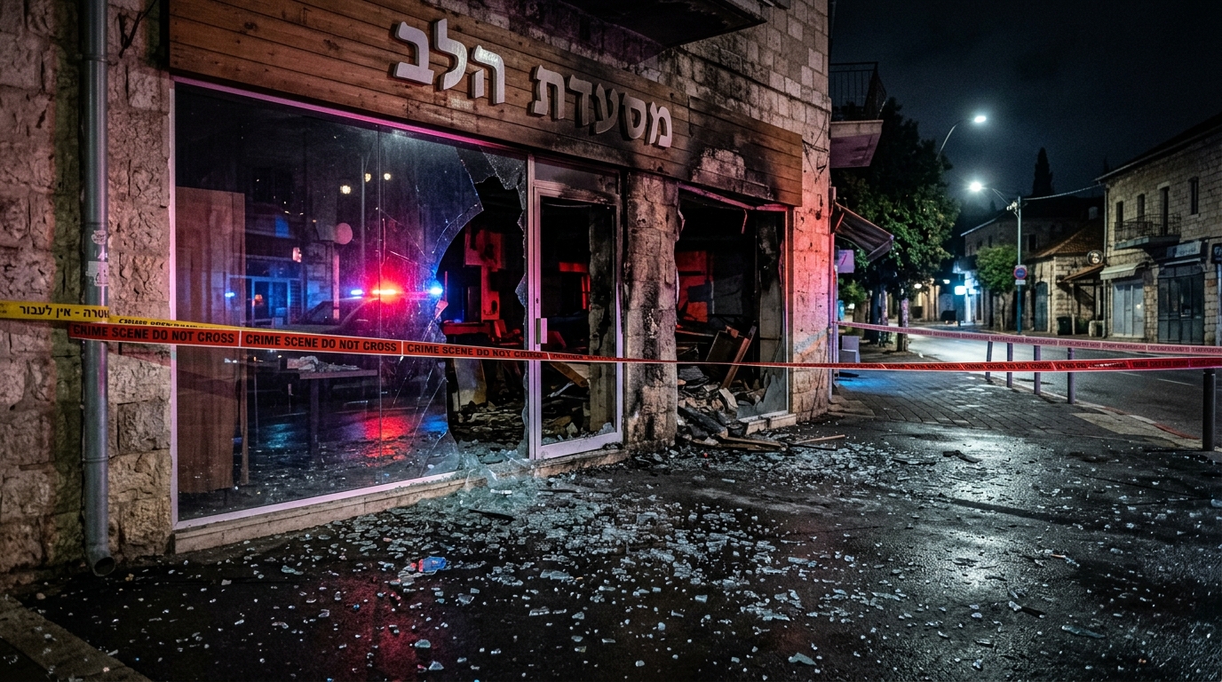 רימון הושלך לעבר סניף ג'פניקה בראש פינה - אין נפגעים