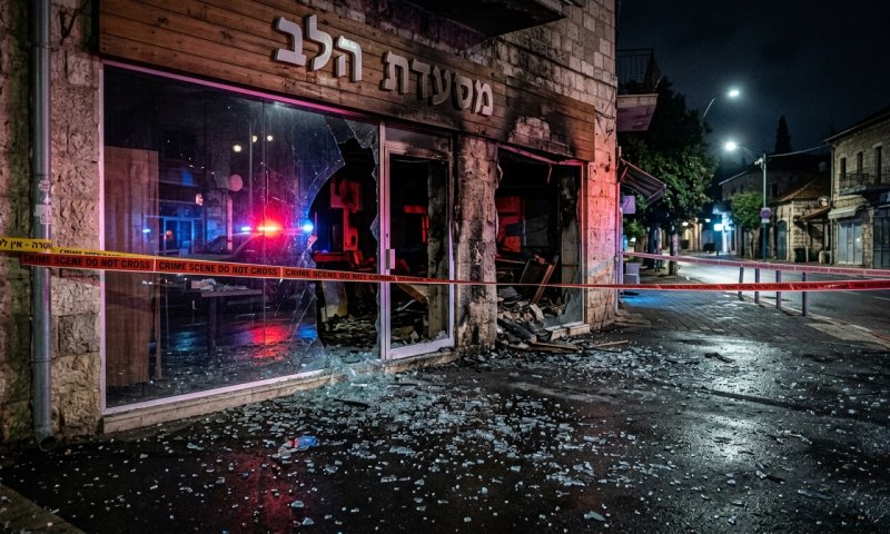 רימון הושלך לעבר סניף ג'פניקה בראש פינה - אין נפגעים