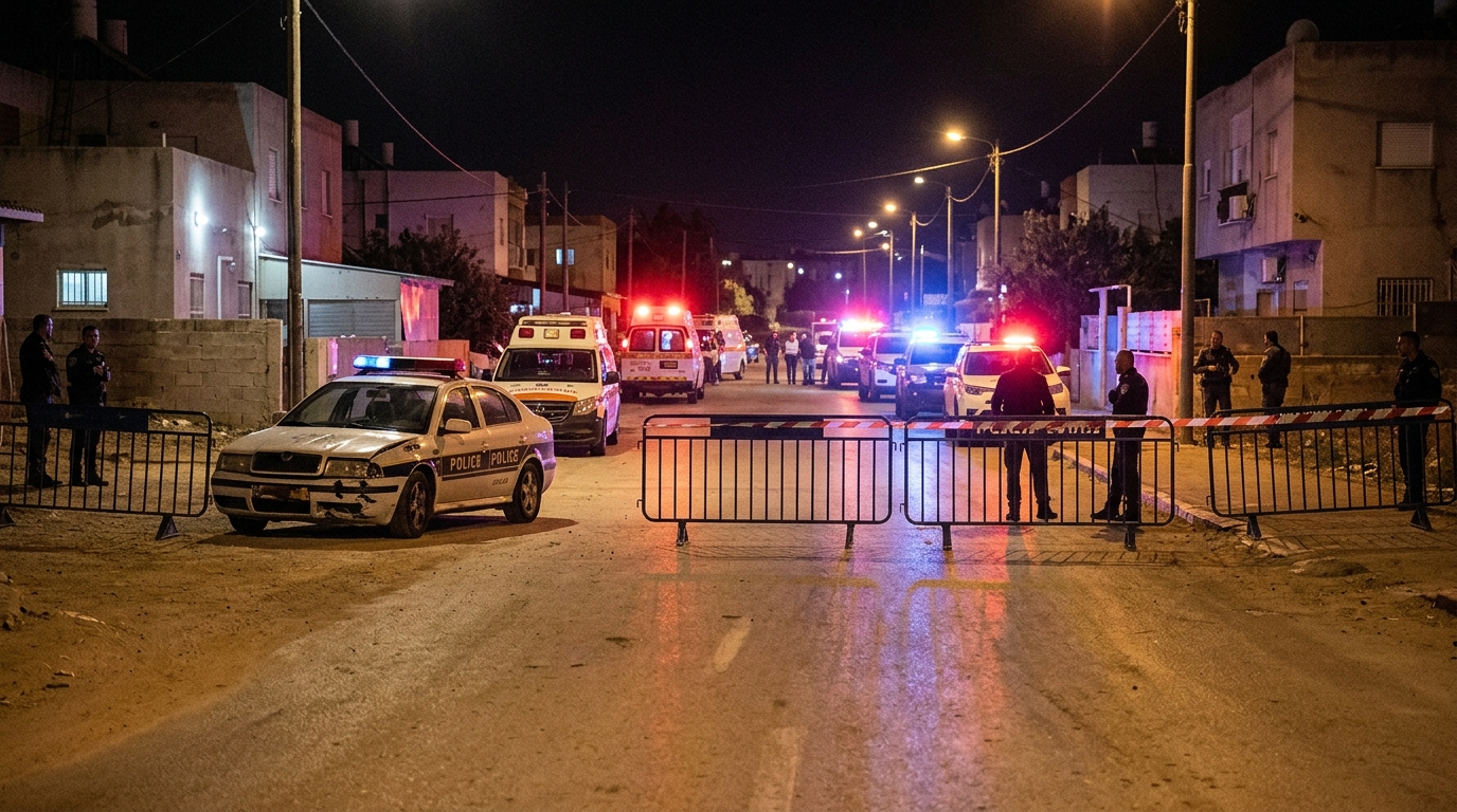 שוטרים ירו לעבר רכב חשוד בסכסוך חמולות בערערה בנגב - חמישה נפצעו