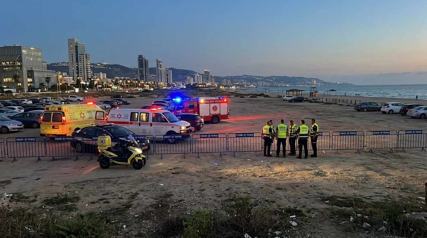 שני גברים נדקרו קשה בחיפה ליד חוף הסטודנטים