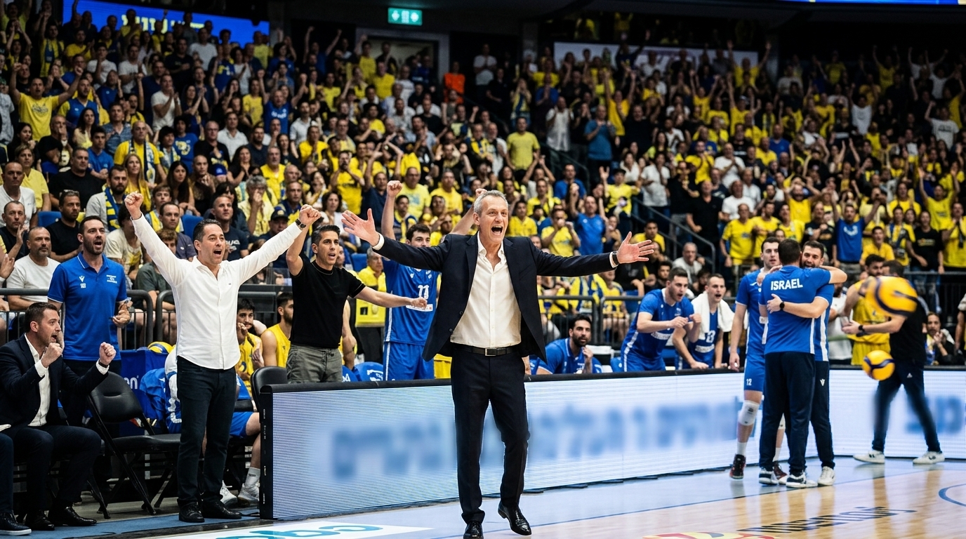 נבחרת ישראל בכדורעף עלתה לפיינל פור: ליברמן עם 36 נקודות ענק
