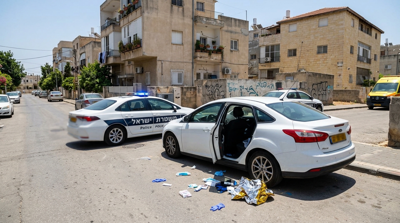 שוטרים ניפצו חלון רכב וחילצו פעוט שננעל בפנים