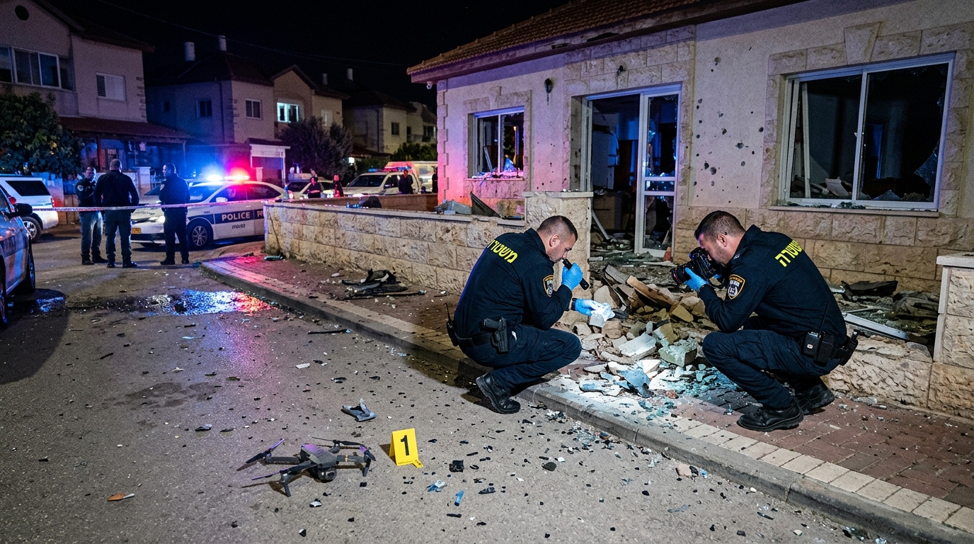רחפן הטיל רימון יד לבית בג'לג'וליה, אין נפגעים