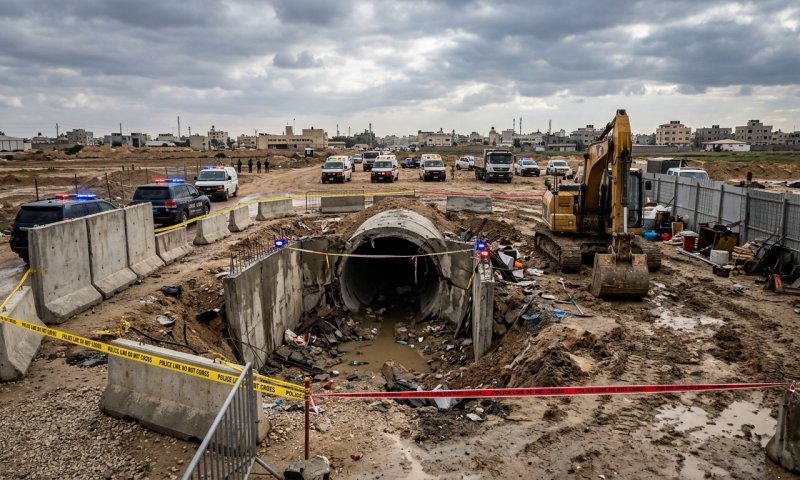 צה"ל אטם שתי מנהרות חמאס בדרום רצועת עזה