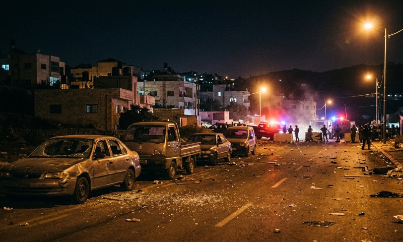 כ-100 חסידי ברלנד פרצו לכפר פלסטיני בשומרון - חמישה נעצרו