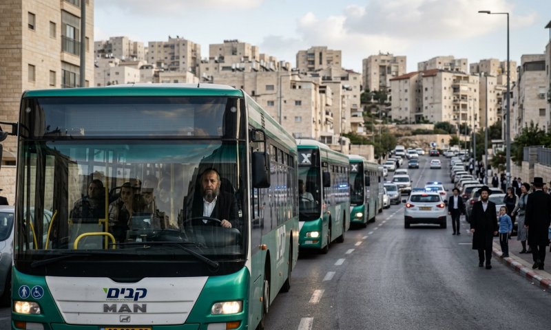 בן 18 נעצר בחשד לתקיפת נהג אוטובוס במודיעין עילית