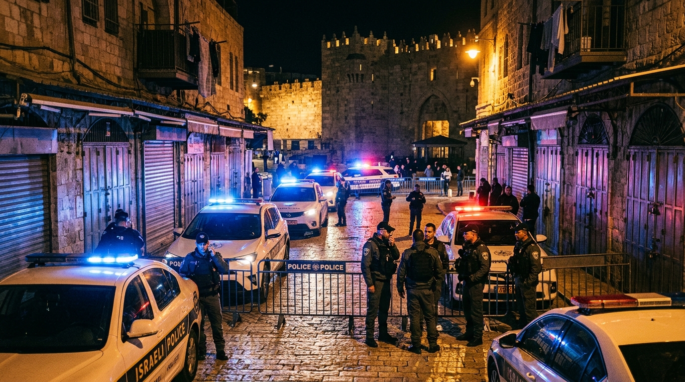 ניסיון דקירה בשער שכם: המחבל נוטרל, גבר נפצע קל