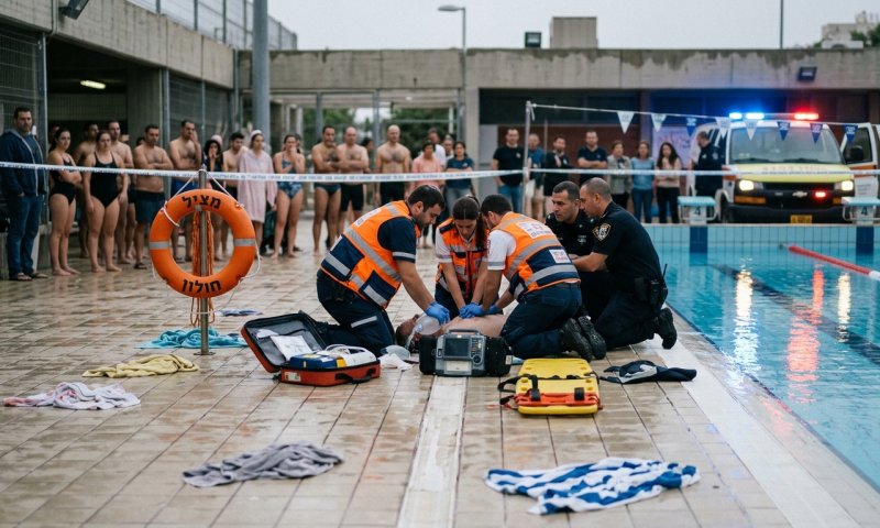 ילד בן 6 טבע בבריכה ציבורית בחולון - מצבו אנוש