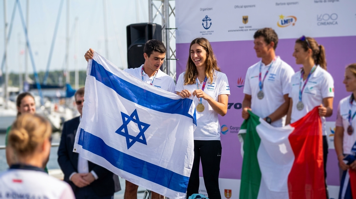 כסף לרוי לוי ואריאל גל באליפות העולם לנוער בשיט