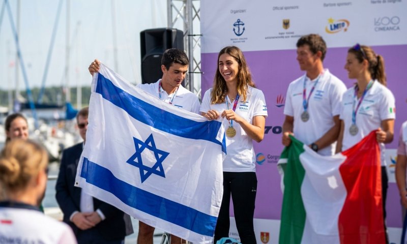 כסף לרוי לוי ואריאל גל באליפות העולם לנוער בשיט