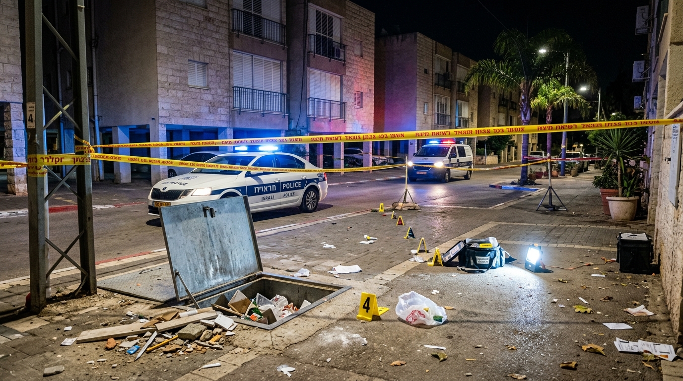 בירושלים: אח נעצר בחשד שהשליך את אחיו לפח מוטמן