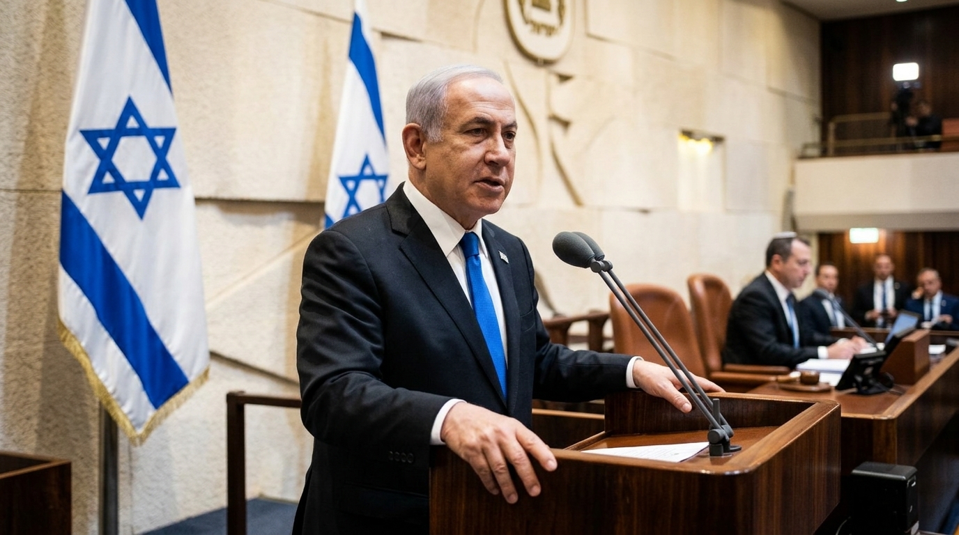 נתניהו: "לא ניסוג מעזה עד שחמאס יפרק את כל נשקו"