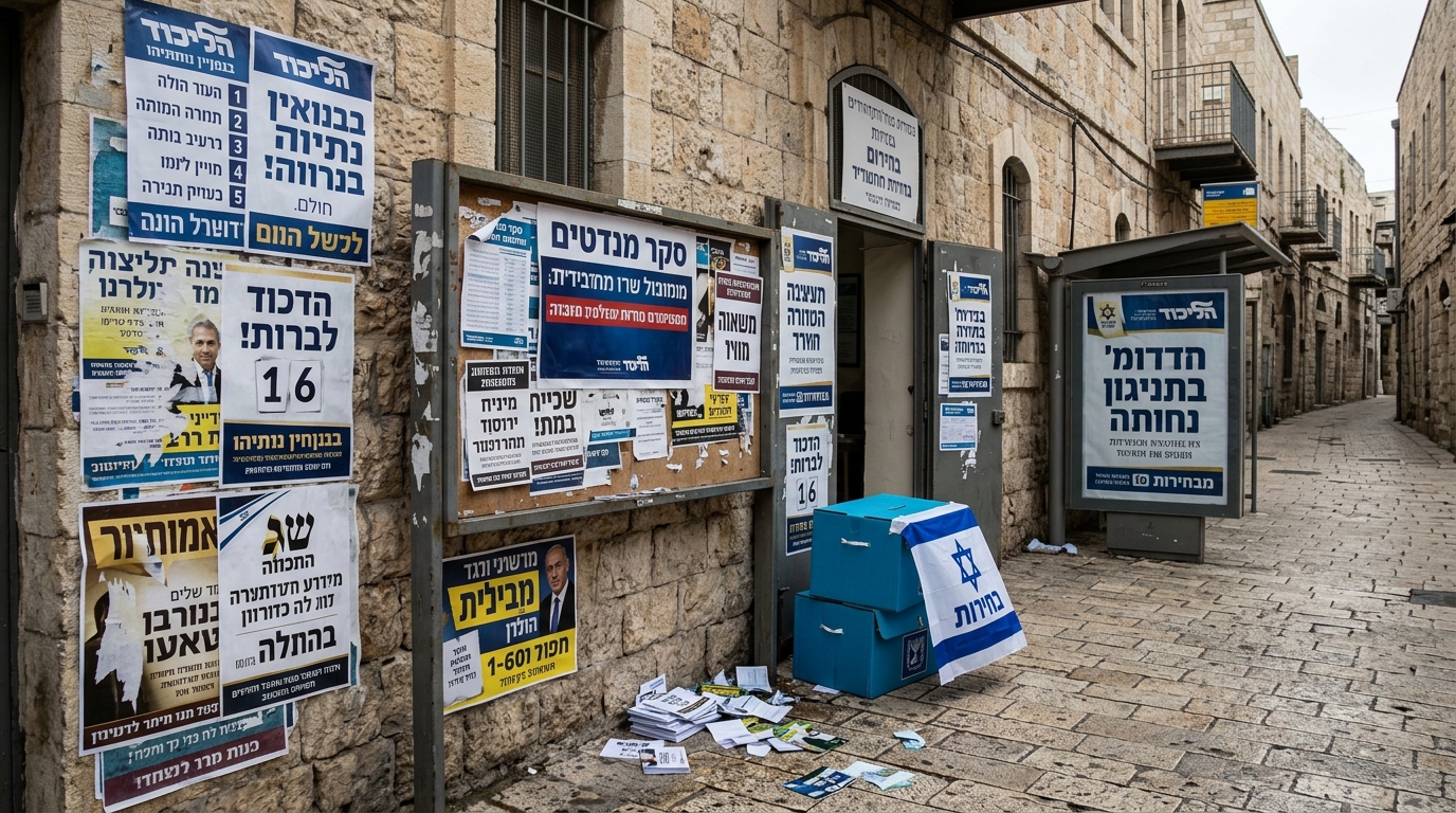 סקר 14: הליכוד על 31, נתניהו מוביל בפער גדול