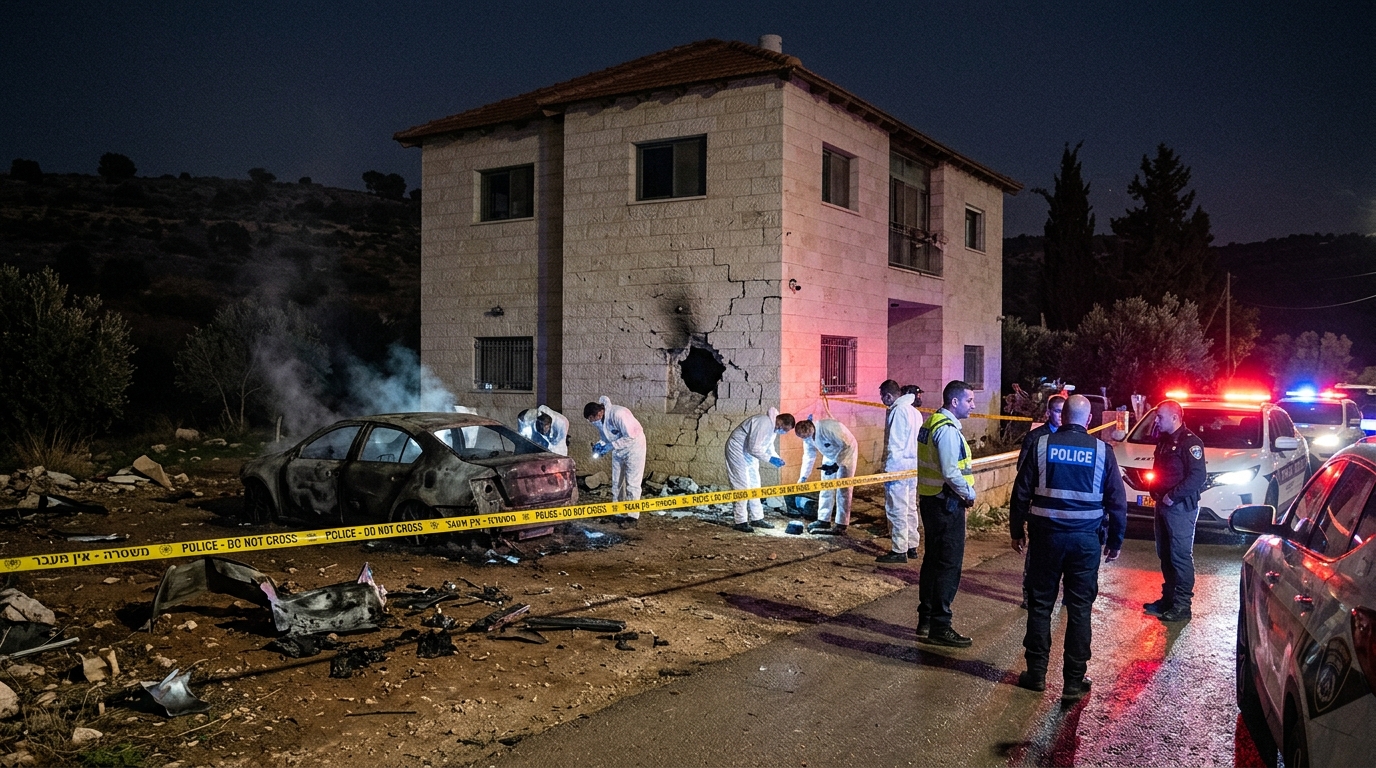 טיל לאו גנוב שוגר לבית שוטר מג"ב בגליל