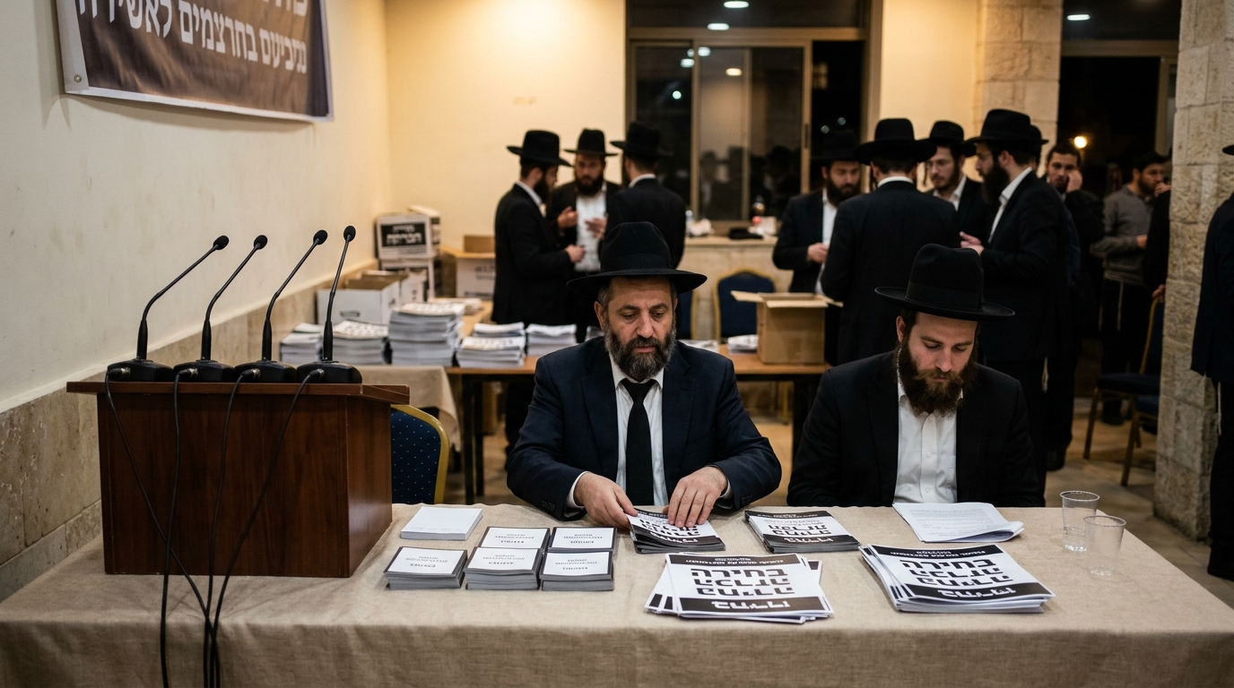 הפלג הירושלמי הגיש רשימה חדשה לבחירות לכנסת