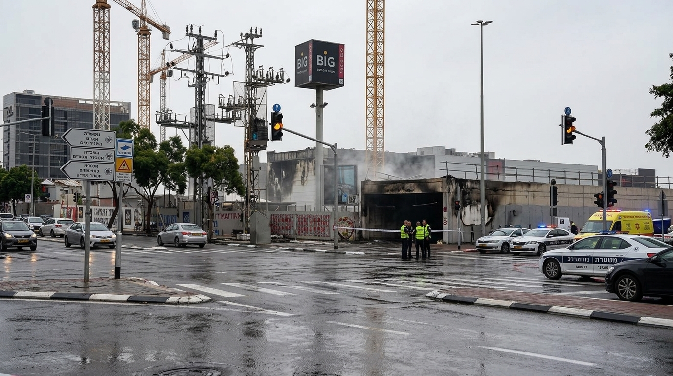 השריפה במתחם BIG בפתח תקווה דוכאה לחלוטין