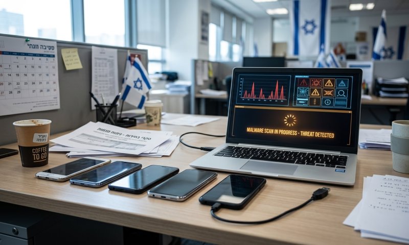 תוכנות ריגול אותרו בטלפונים של בכירים במטה איזנקוט