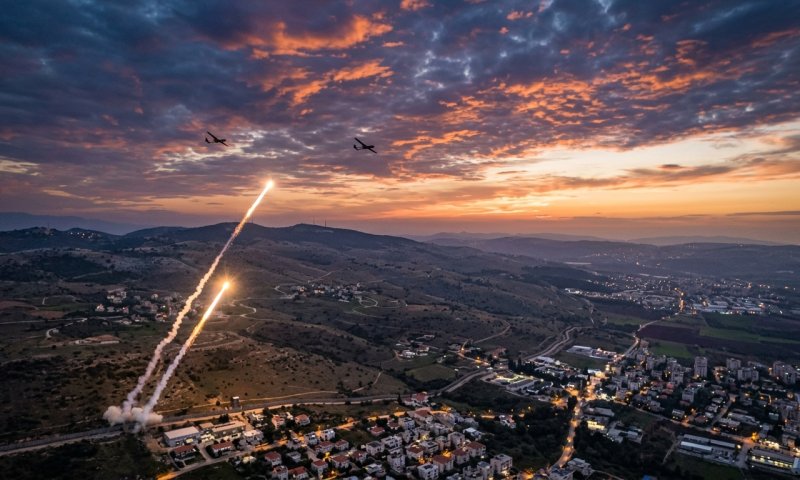 צבא ישראל יירט שני כטב"מים של חיזבאללה מעל דרום לבנון