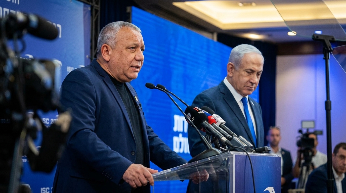 איזנקוט עוקף את נתניהו לראשונה: 41% מול 40% בהתאמה לרה"מ