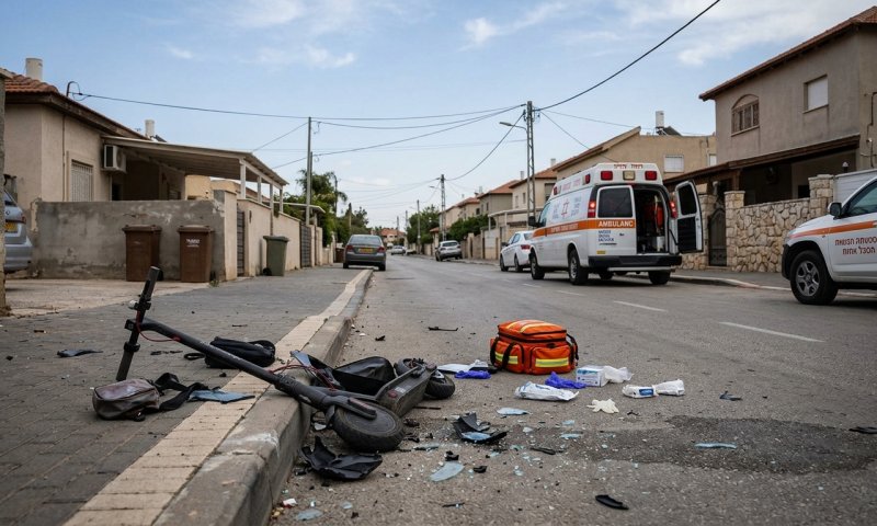ילד בן 9 נפצע קשה בקלנסווה לאחר שהחליק על קורקינט חשמלי