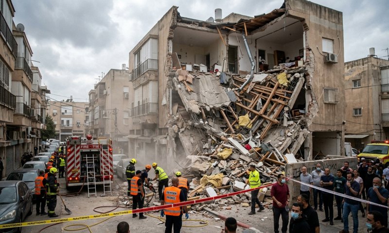 בניין קרס בבני ברק בזמן שיפוצים - שני ילדים ניצלו ללא פגע
