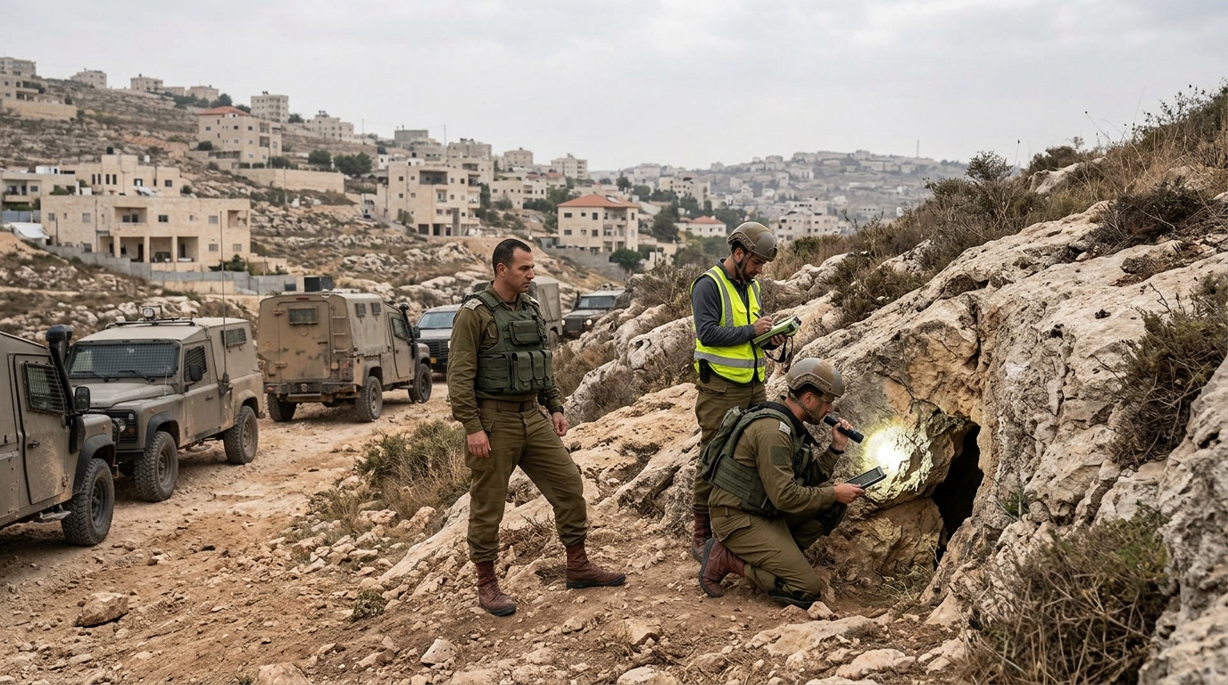צה"ל שלל חשד למנהרת טרור ליד חורשים