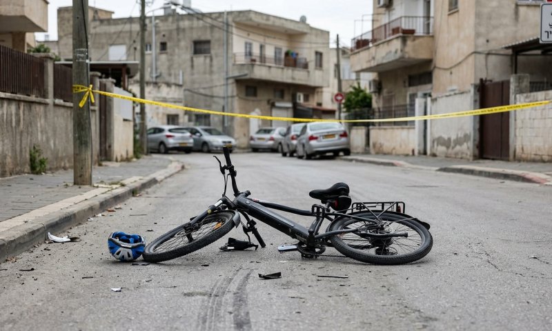 ילד בן 7 נפגע אנושות מרכב בבאקה אל-גרבייה בזמן רכיבה על אופניים חשמליים