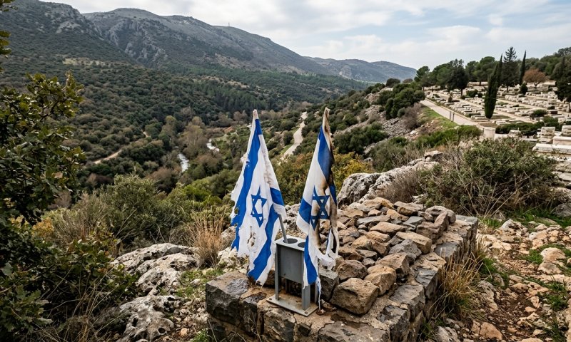 זעם בצפון: דגלי ישראל הושחתו בשנית על קבר לוחם שנפל ב-7 באוקטובר