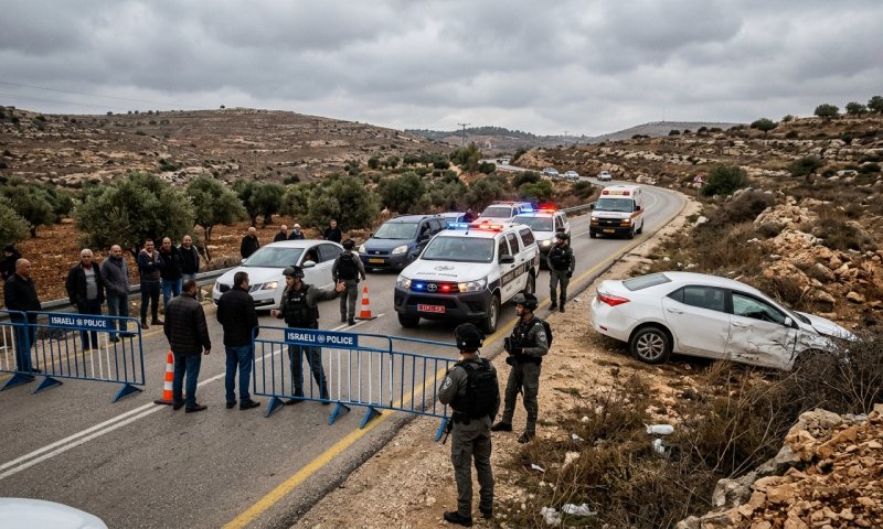 רכב ישראלי נפגע מירי סמוך לכפר אל-מועייר