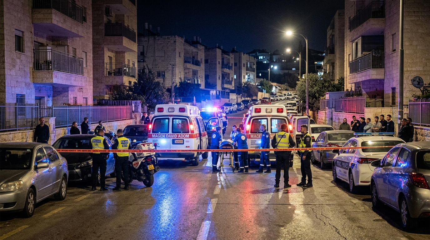 שני ילדים נדקרו בבית שמש, אחד מהם אנוש