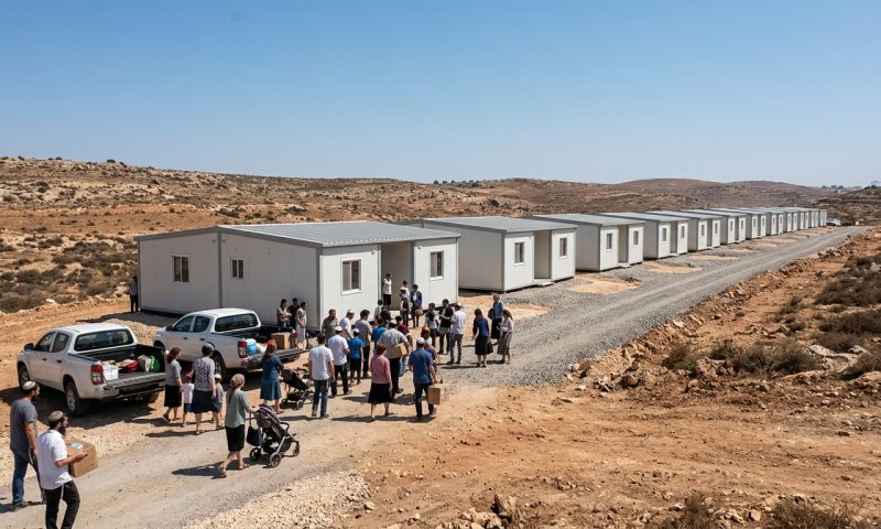 יישוב חדש בשומרון: המשפחות הראשונות נכנסו לבתים בעיבל