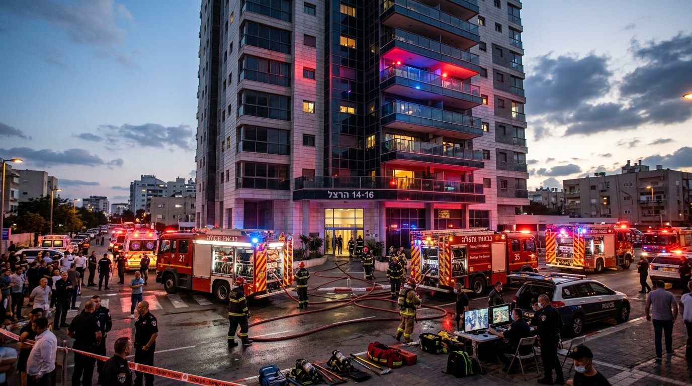 דליפת כלור בנתניה: דיירי מגדל 18 קומות הונחו להסתגר