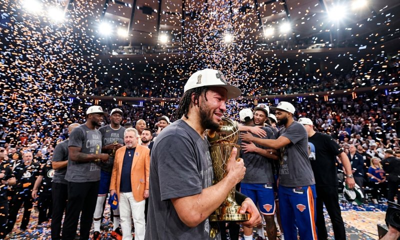 ניו יורק ניקס אלופות ה-NBA לראשונה מזה 53 שנה