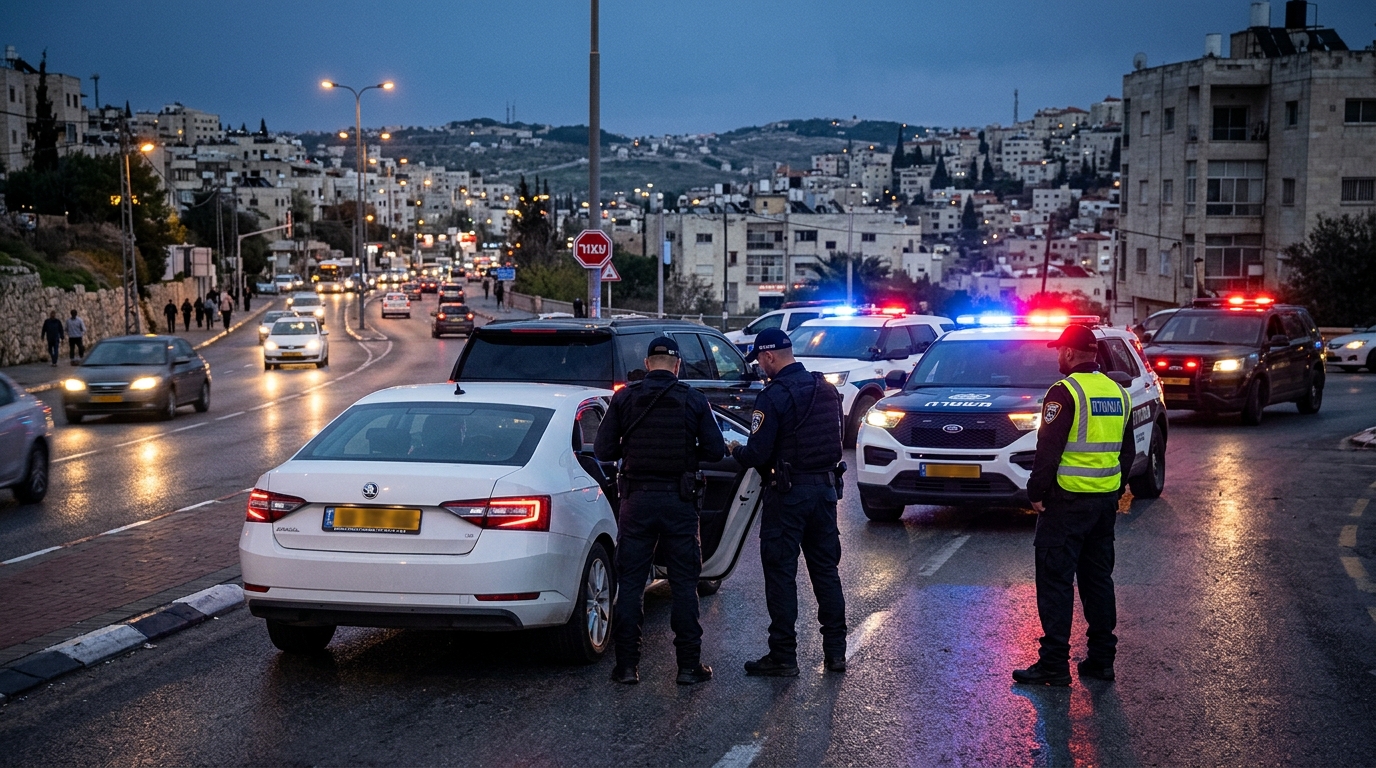 7 ילדים דחוסים בתא המטען: נהג נעצר בירושלים