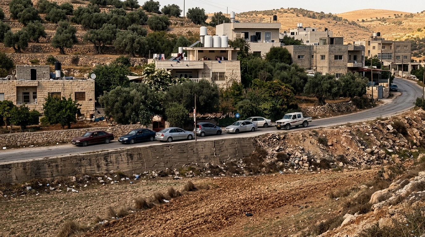מתיישבים חסמו רכב פלסטיני ביברוד אחרי תקיפת רועה