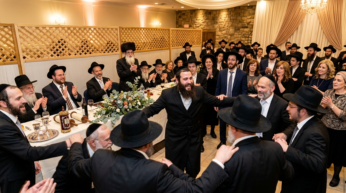 יונתן רזאל ריקד באירוסין של בתו - שבועות אחרי אירוע מוחי