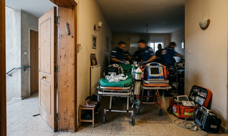 תינוק בן 3 חודשים פונה במצב אנוש מבית שמש
