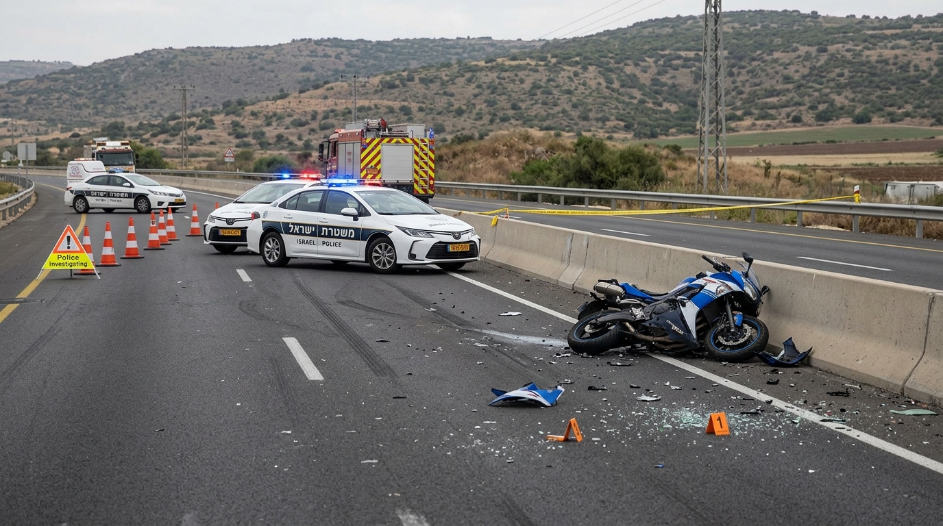 שני רוכבי אופנוע נהרגו בתאונה בכביש 65