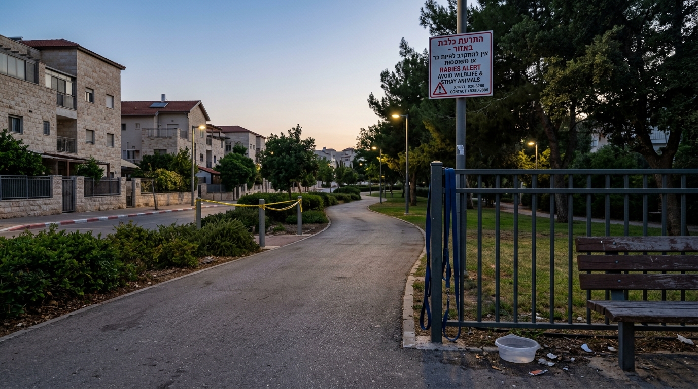כלבה נגועה בכלבת אותרה במודיעין, הבריאות מזהיר
