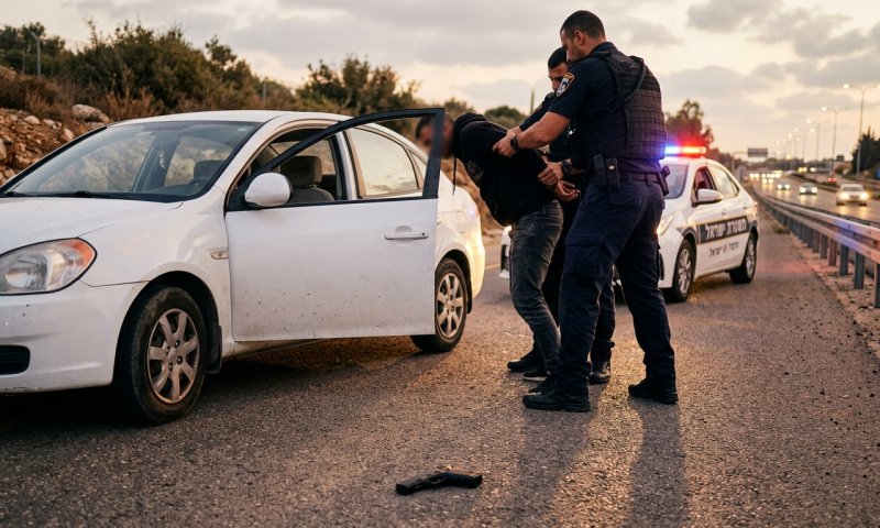 בנו של השר לשעבר אמנון כהן נעצר עם אקדח טעון ליד רמלה