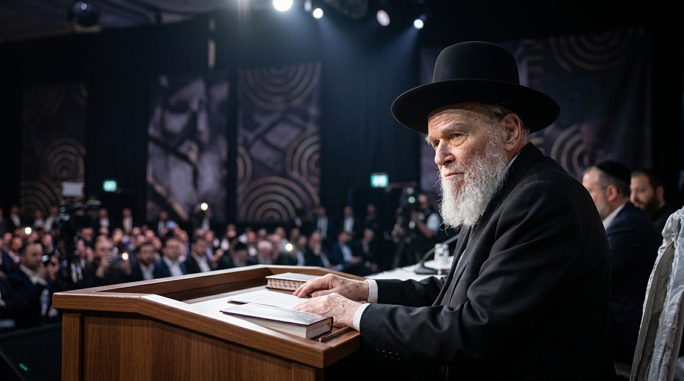 מנהיג דגל התורה בוועידה: "אנחנו במלחמה - לא באיראן, אלא נגד מי שרוצים להרוס את עולם התורה"