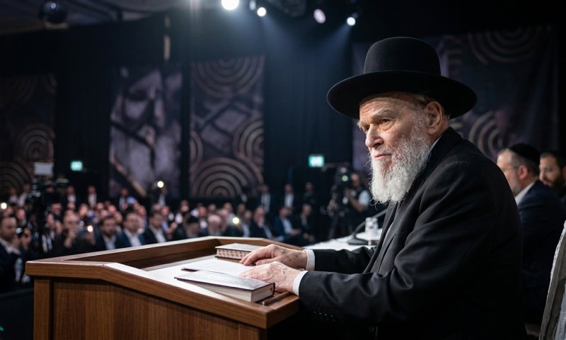 מנהיג דגל התורה בוועידה: "אנחנו במלחמה - לא באיראן, אלא נגד מי שרוצים להרוס את עולם התורה"
