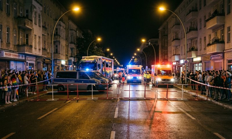 נהג מסחרית דרס חוגגים במצעד הגאווה בברלין: הרוג ו-14 פצועים