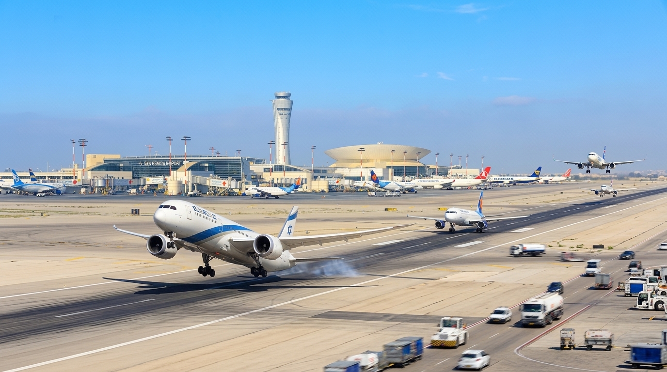 1.7 מיליון נוסעים בנתב"ג ביוני - פי שניים לעומת אשתקד