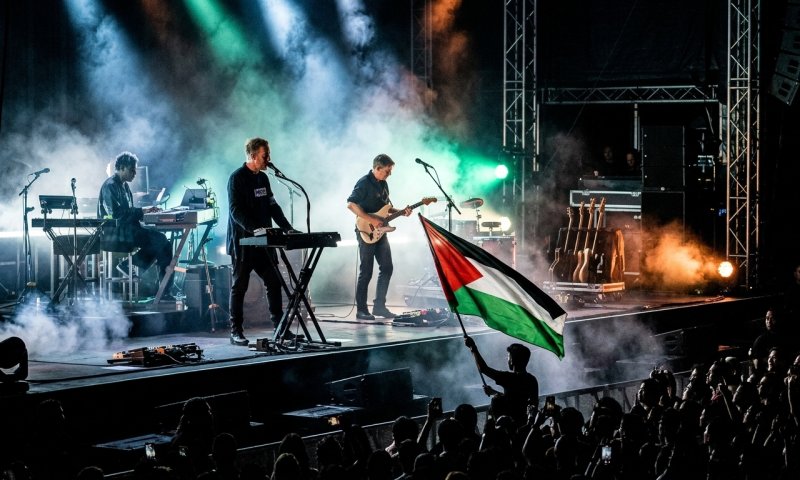 סינגפור חוקרת את "מאסיב אטאק" על הנפת דגל פלסטין בהופעה