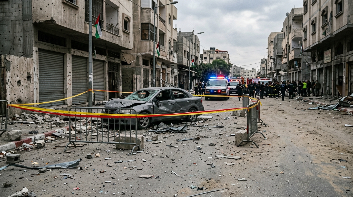כטב"ם תקף רכב בעיר עזה: דיווחים על הרוגים ופצועים